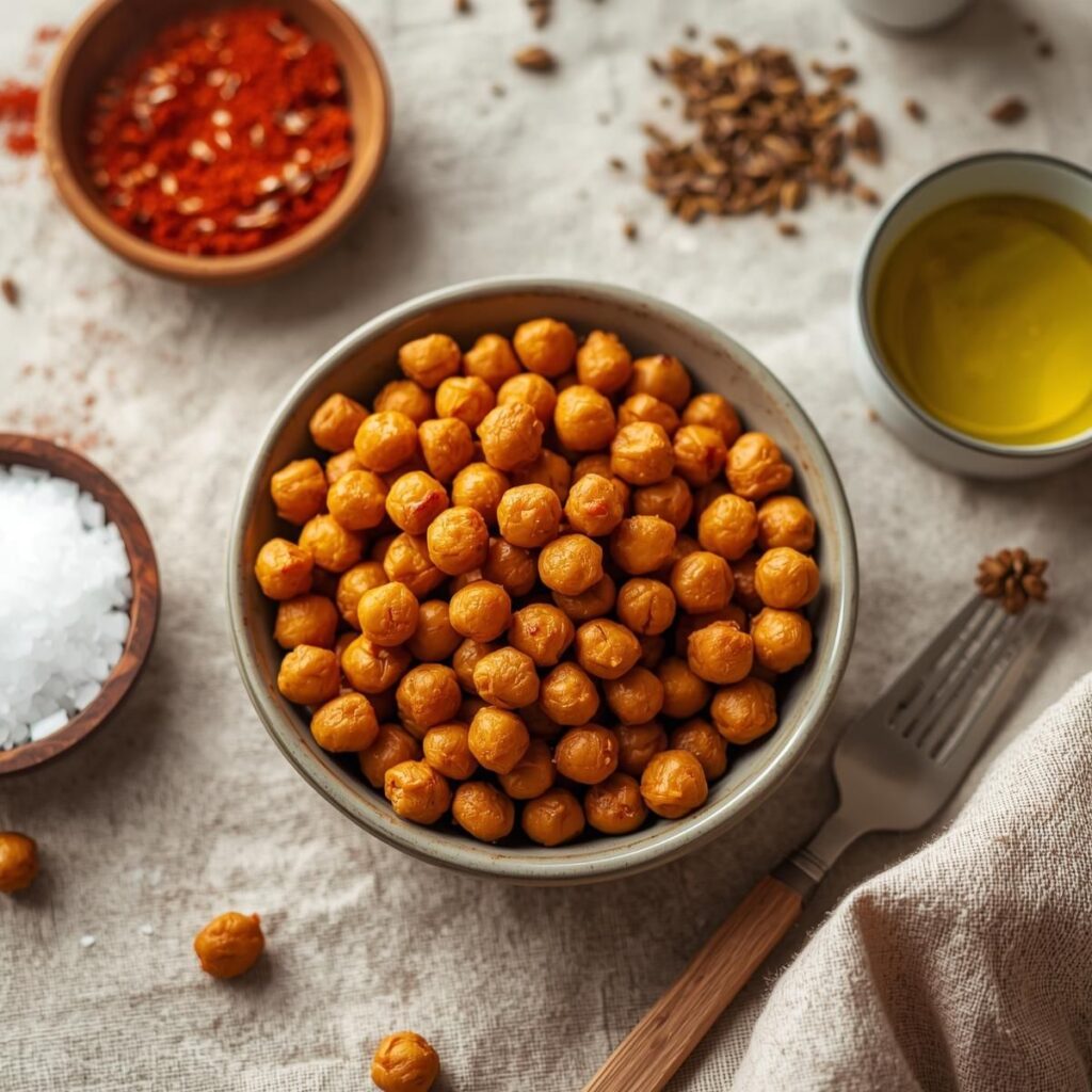 Roasted Chickpea Protein Crunch